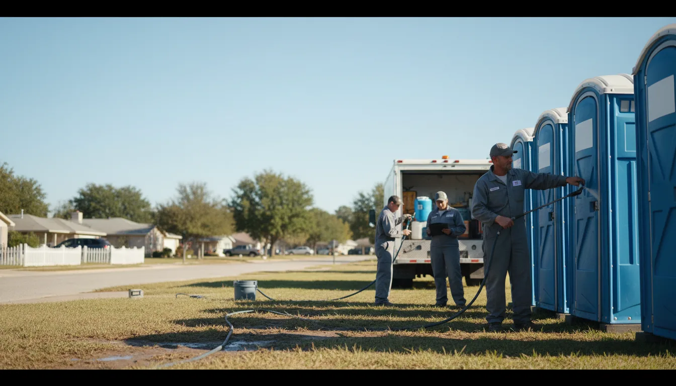 Long-Term Portable Toilet Rental in Sandersville, GA near me
